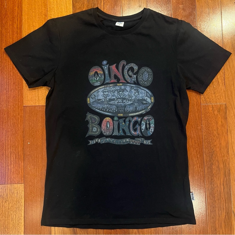 Vintage Oingo Boingo Farewell Tour Black Graphic T-Shirt Size S